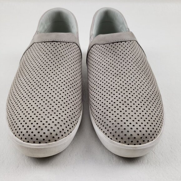 Kizik Vienna Hands Free Sneaker Womens 9 Beige Leather Casual Slip On Shoe - Picture 4 of 12